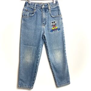 90’s Mickey & Co Vintage Mickey Mouse Denim Jeans, Sz 6